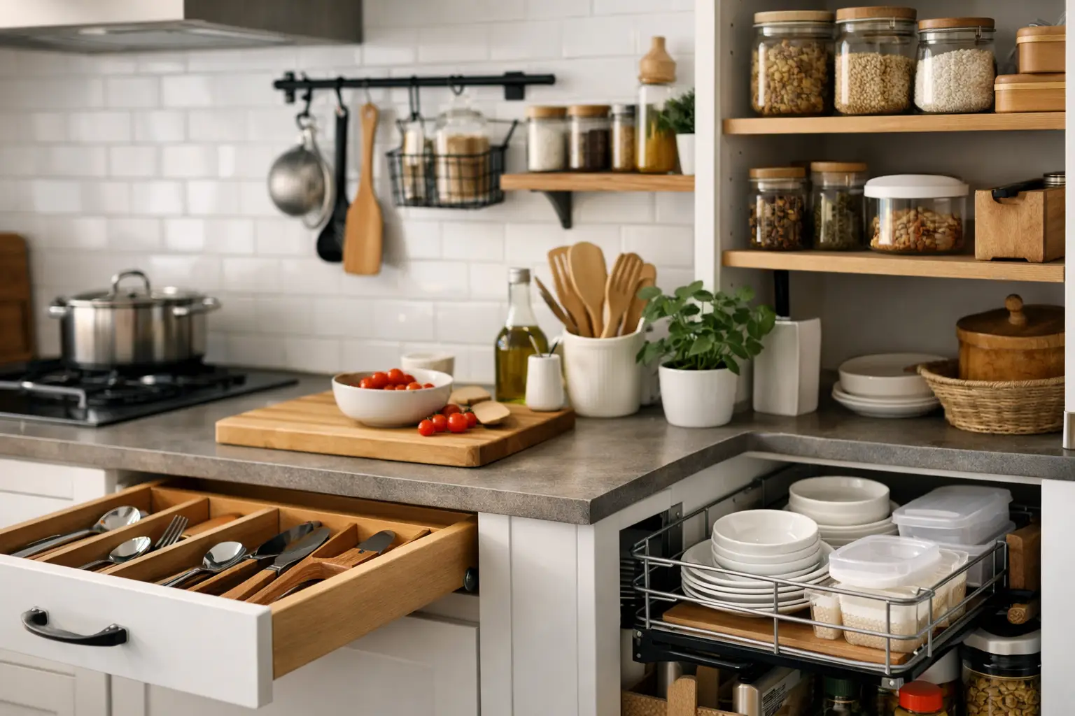 12 Small Kitchen Organization Ideas That Work
