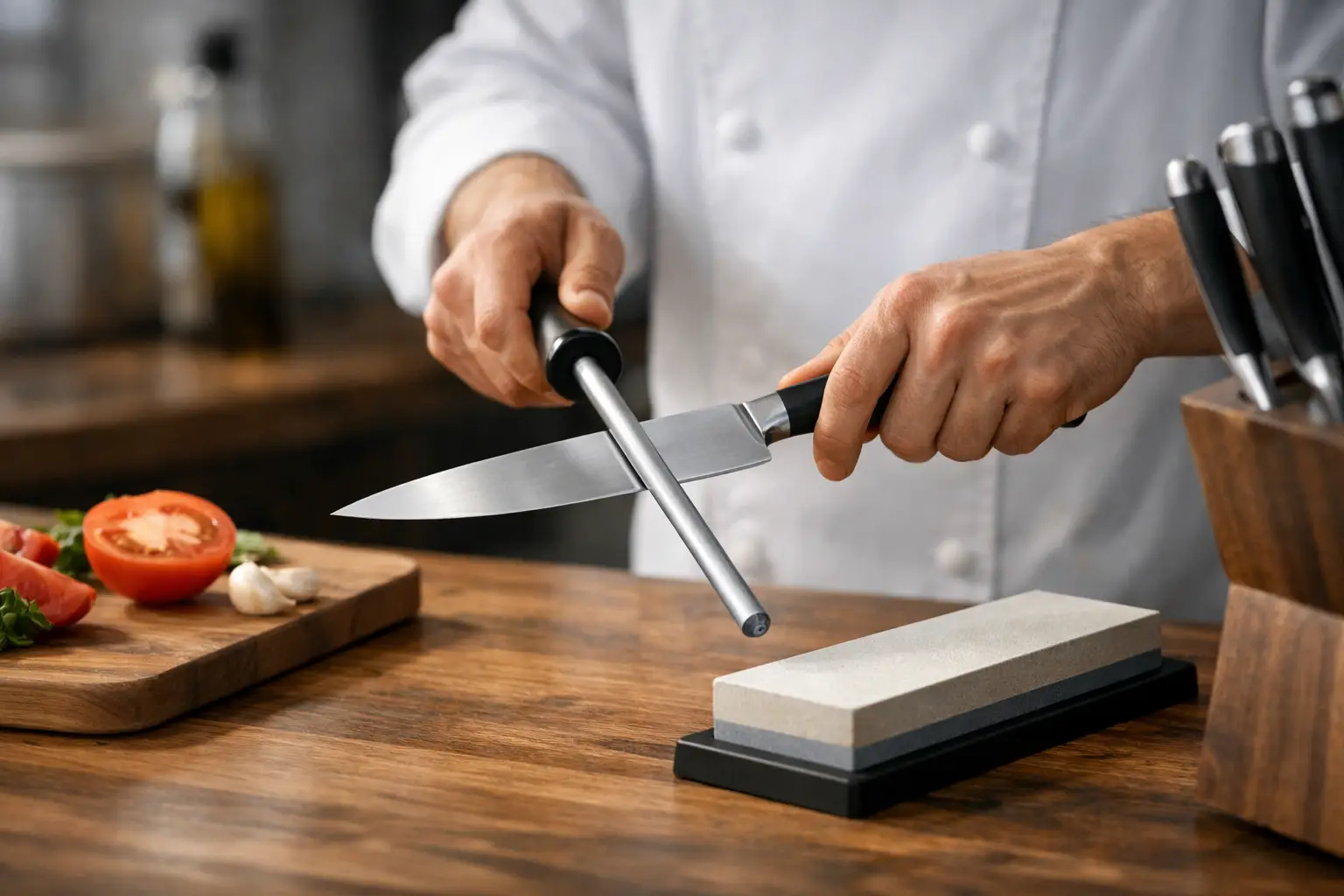 How to Sharpen Chef Knives Without Ruining Them