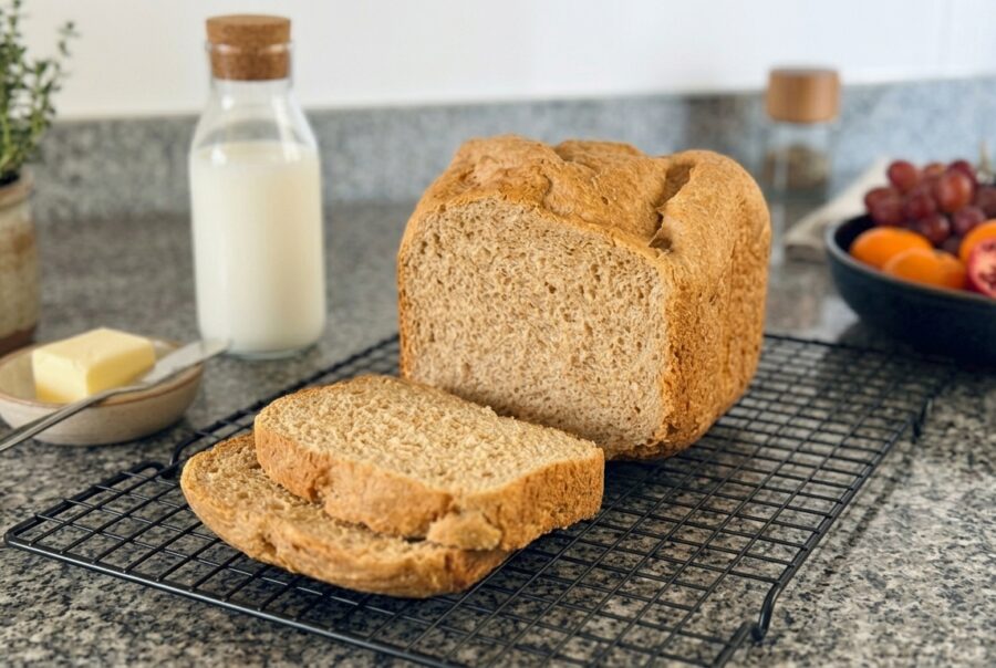 whole wheat bread loaf