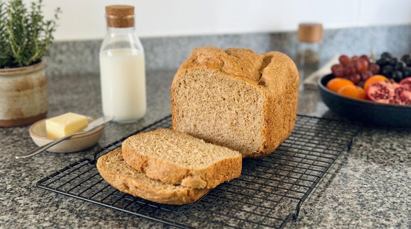 whole wheat bread loaf